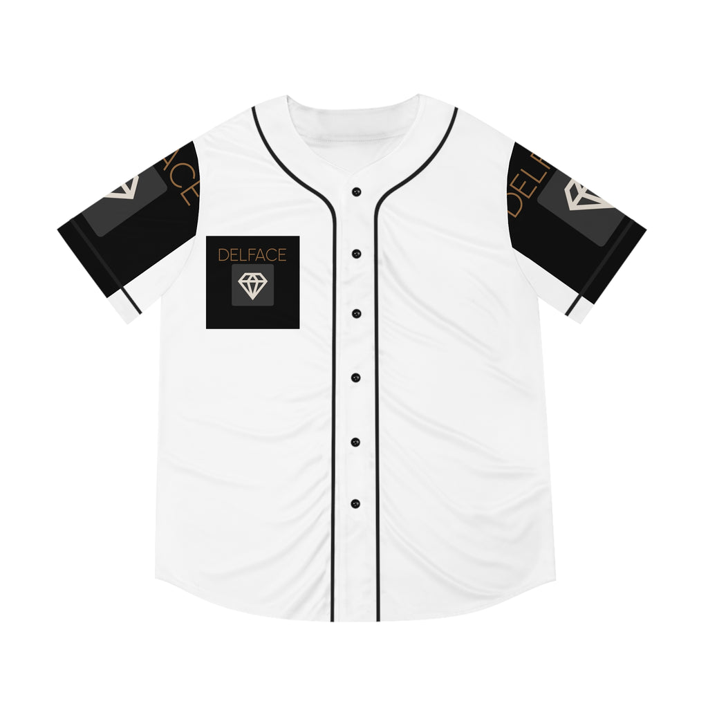 Stylish Men's Baseball DELFACE Jersey, Cool Sportswear, Casual Streetwear, Unisex Gift, Trendy Athleisure, Fan Apparel, Summer Fashion