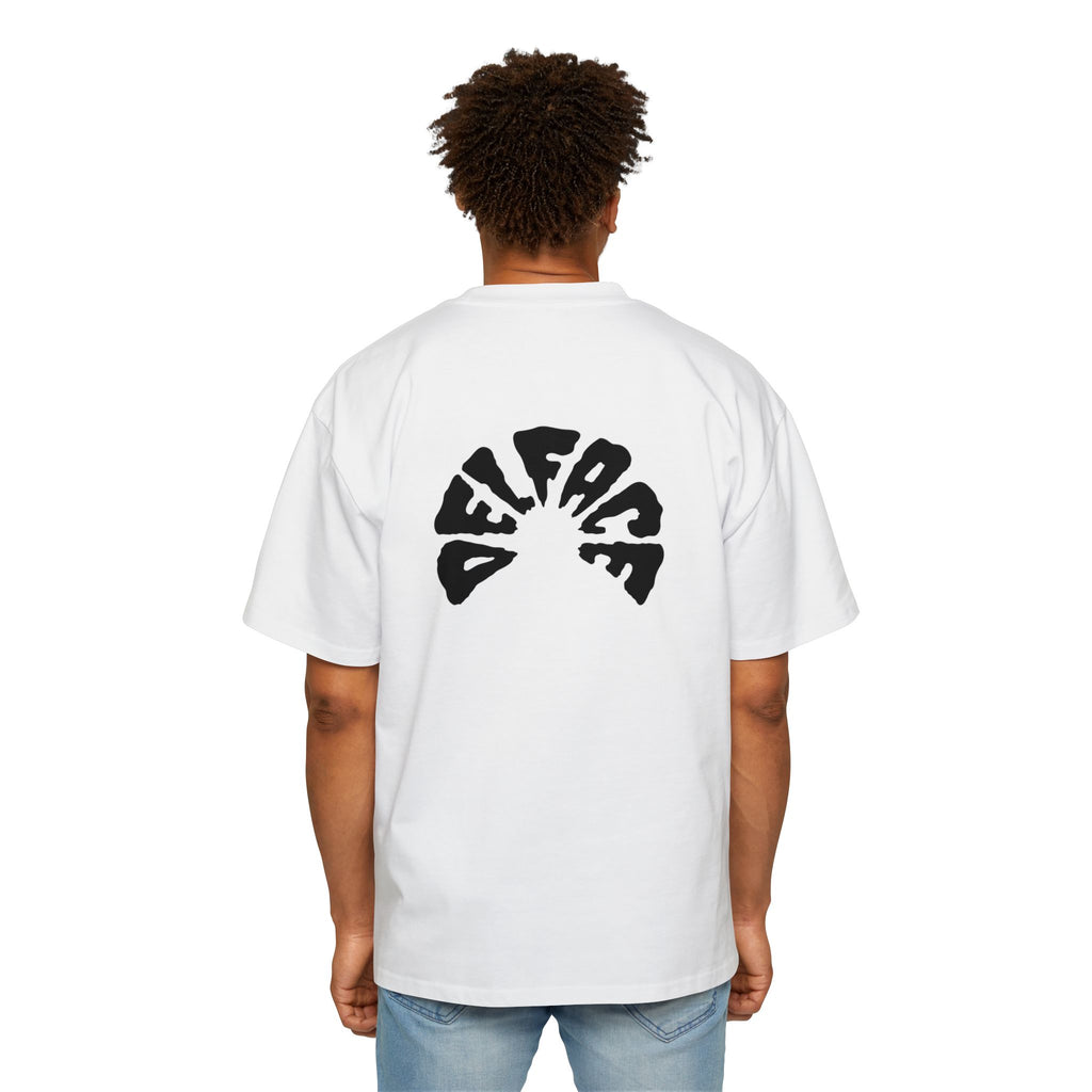 Men's Heavy DELFACE Oversized Tee with 'Halloqueen' Design, Halloween Shirt, Graphic Tee, Plus Size Casual Top, Unisex Tee, Fun Spirit Wear