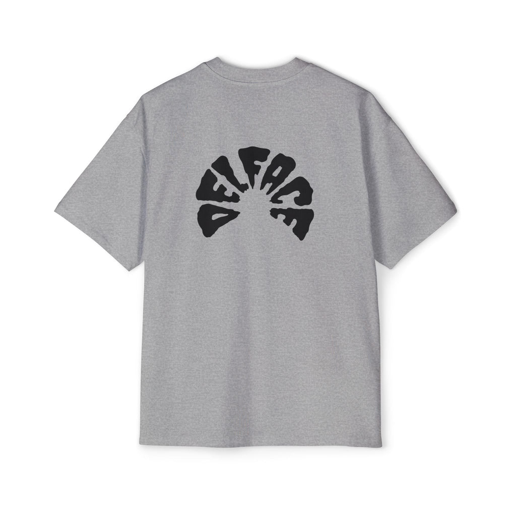 Men's Heavy DELFACE Oversized Tee with 'Halloqueen' Design, Halloween Shirt, Graphic Tee, Plus Size Casual Top, Unisex Tee, Fun Spirit Wear