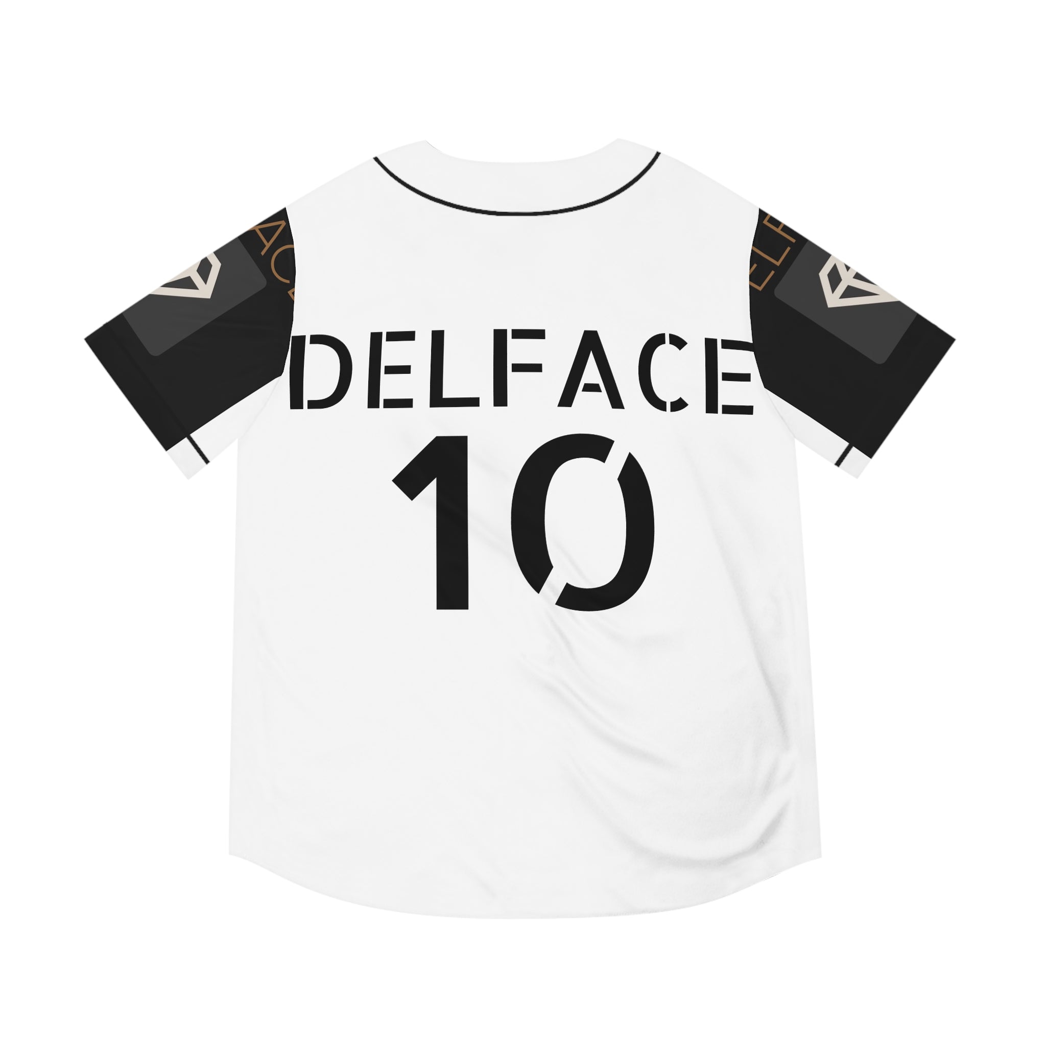 Stylish Men's Baseball DELFACE Jersey, Cool Sportswear, Casual Streetwear, Unisex Gift, Trendy Athleisure, Fan Apparel, Summer Fashion