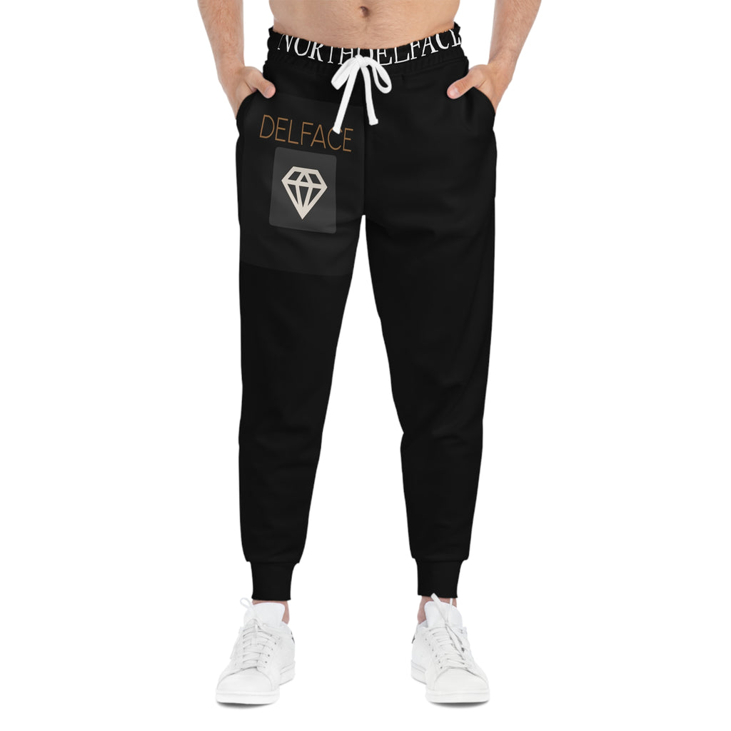 Stylish Athletic DELFACE Joggers, Fitness Pants, Casual Wear, Sports Apparel, Gift for Athletes, Everyday Joggers