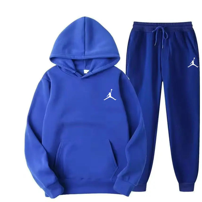 New Mens Hoodie Pants Set Eco Friendly Comfortable Fashion Casual Spring Autumn Outdoor Basketball Two Piece mens clothes