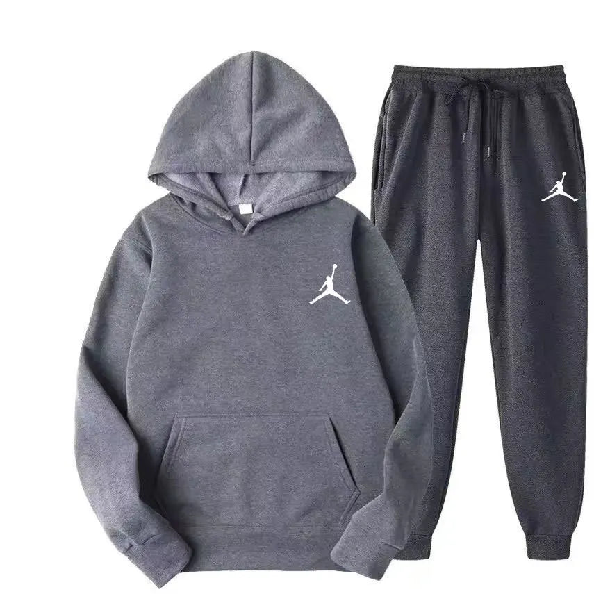 New Mens Hoodie Pants Set Eco Friendly Comfortable Fashion Casual Spring Autumn Outdoor Basketball Two Piece mens clothes