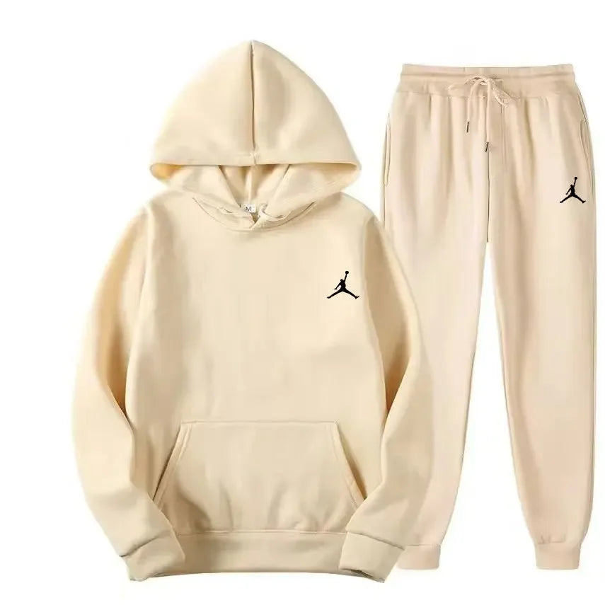 New Mens Hoodie Pants Set Eco Friendly Comfortable Fashion Casual Spring Autumn Outdoor Basketball Two Piece mens clothes