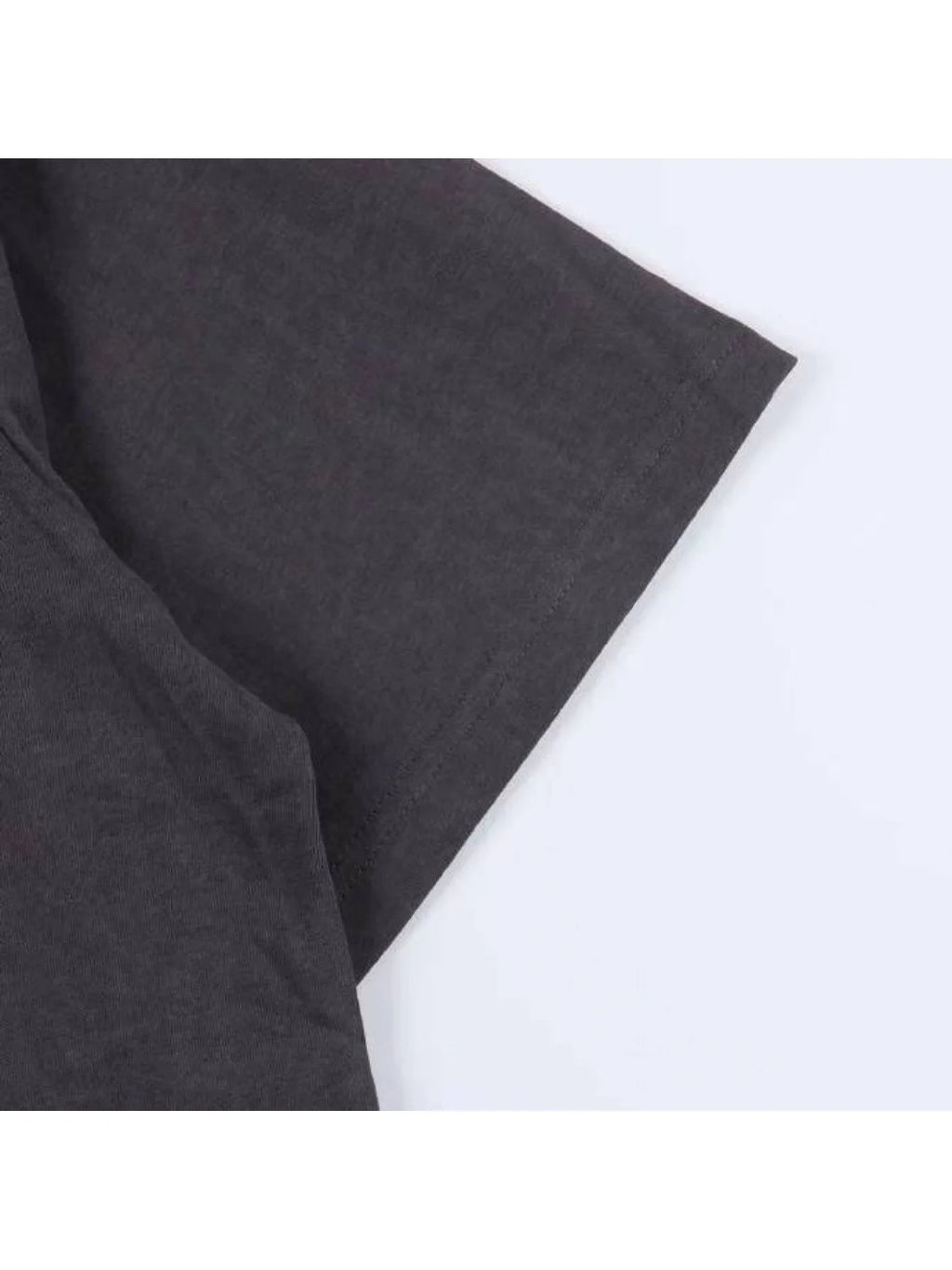 Summer men's 100% pure cotton poker card graphic print casual loose sports comfortable round neck short sleeved T-shirt top