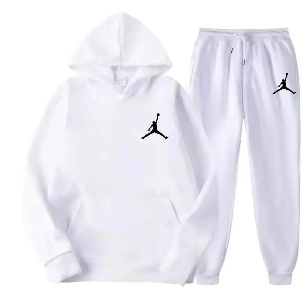 New Mens Hoodie Pants Set Eco Friendly Comfortable Fashion Casual Spring Autumn Outdoor Basketball Two Piece mens clothes