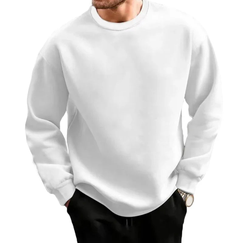 Mens Tracksuit Solid Color Sweatshirt Casual Sports Jogging Clothing Hip Hop Autumn Winter Sportswear Single Piece Tops Pants