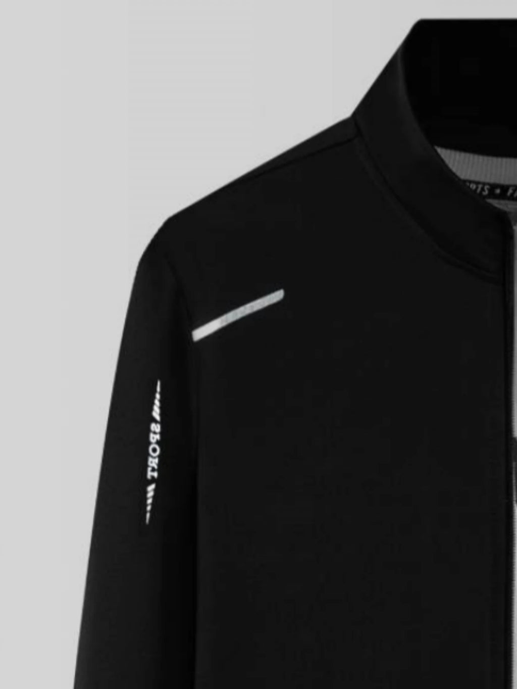 Men's casual sportswear set, spring and autumn stand-up collar open jacket, elastic waist pants, two-piece set, fashionable runn