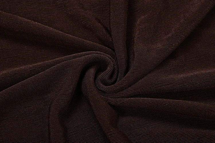 Sisterlinda Folds Maxi Dress Women o-Neck Full Sleeve Solid Banquet Elegant Vacation Fashion Autumn Skinny Casual Simple Vestido